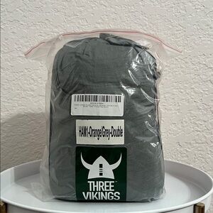 Three Vikings Orange/Gray Hammock